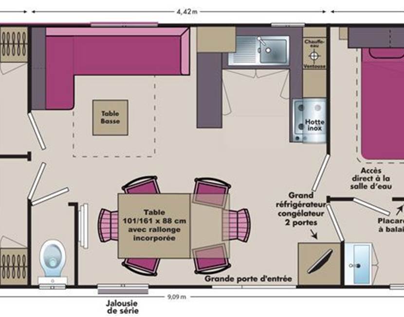 Plan 3 chambres