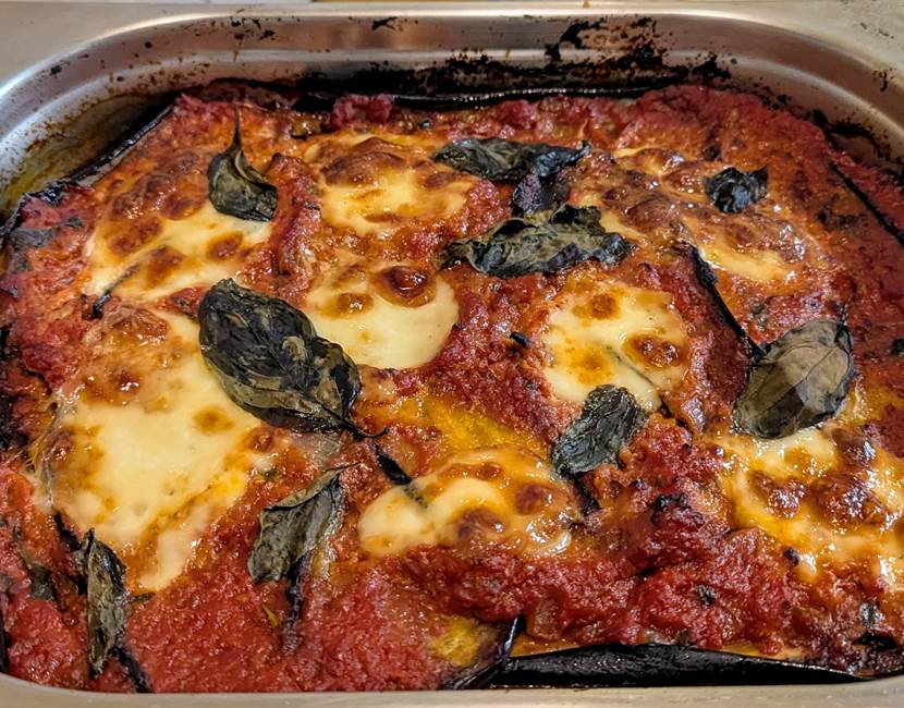 Aubergines parmeggiana