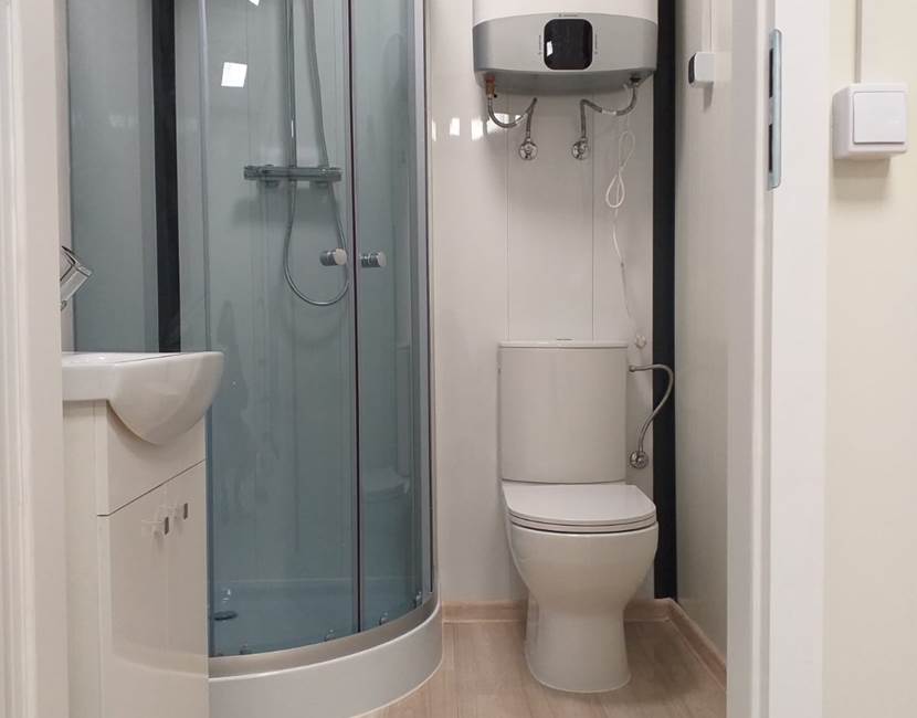 Un des blocs sanitaires