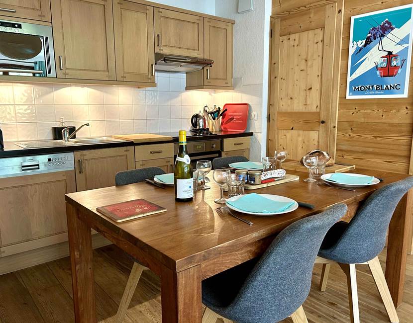 Cuisine totalement équipée (appartement de 65 m2)