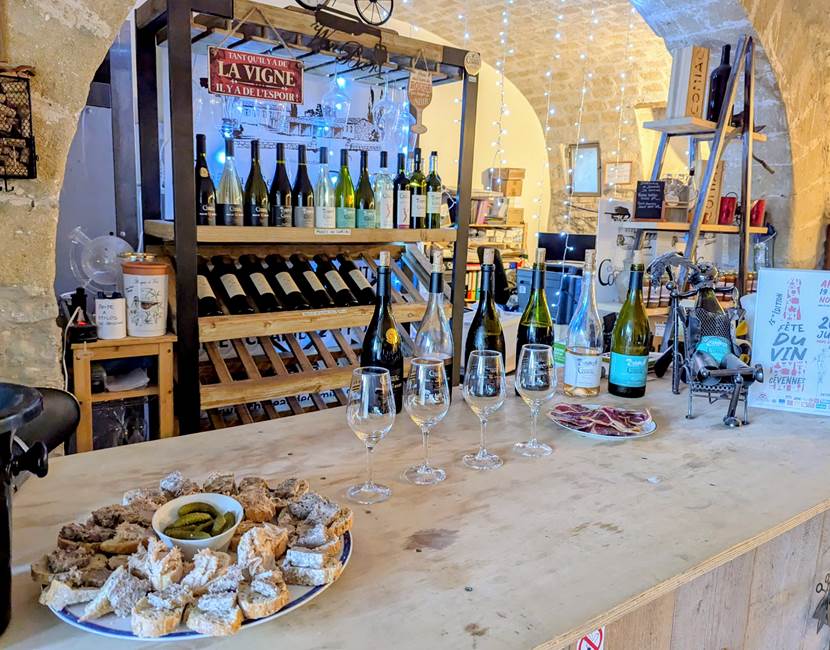 Dégustation au caveau