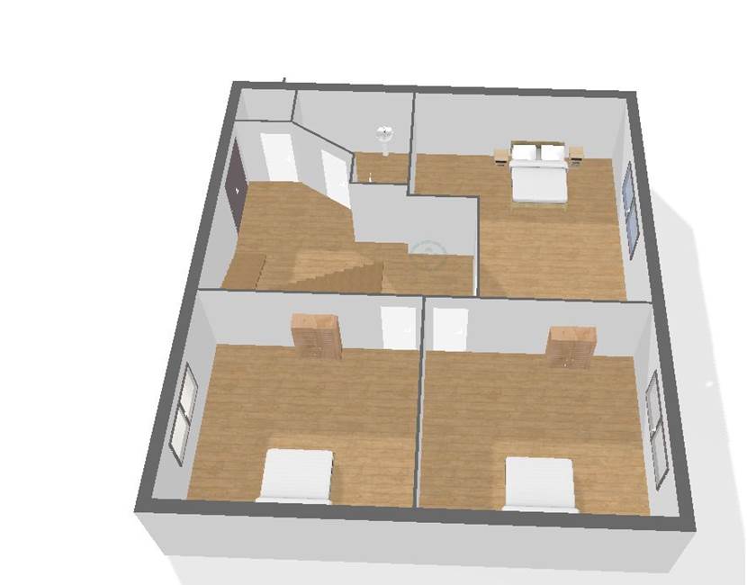 Plan 3D Rez de chaussée