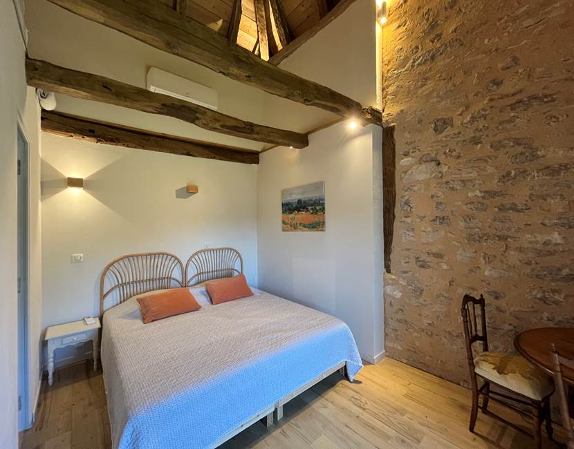 Chambre 1 lit double modulable en deux lits simples