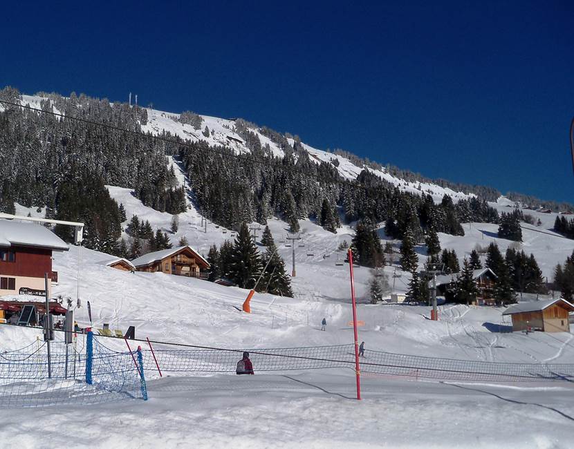 le chalet en bord dé pistes