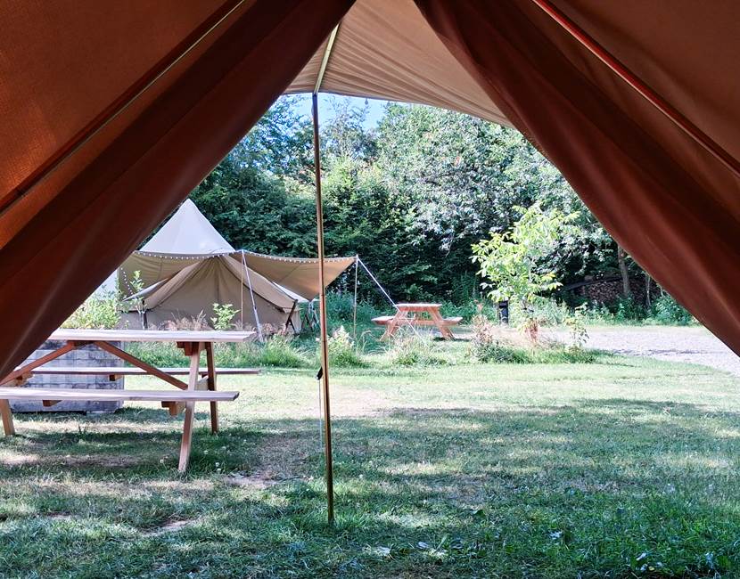 Domaine des Charmilles Tente e´quipe´e 3
