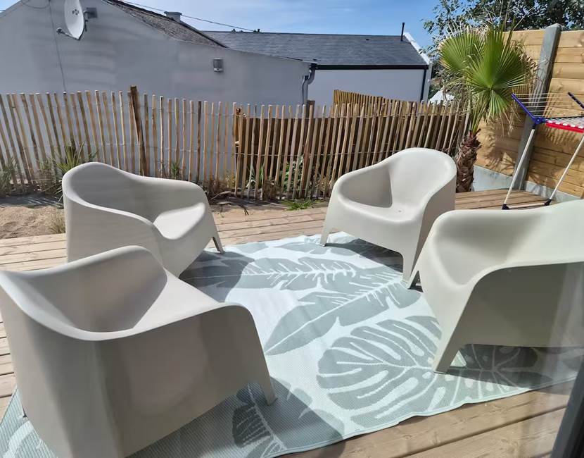 Terrasse privative – salon de jardin – espace détente extérieur
