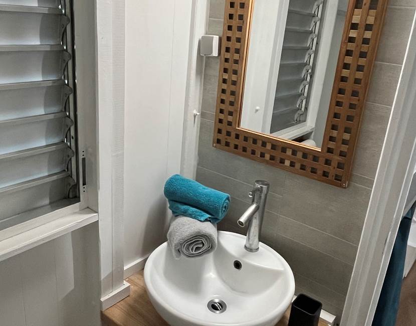 salle de douche caraîbes 
