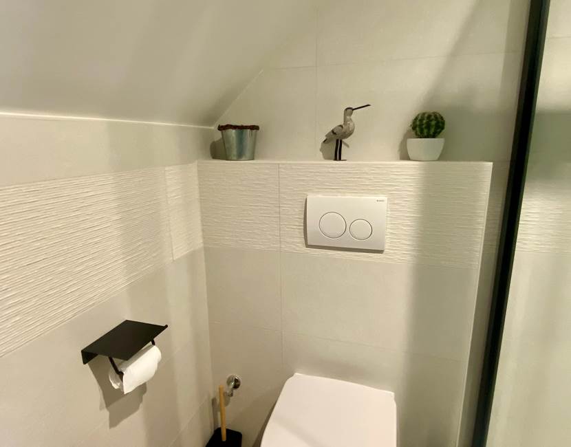 Salle de bain - Chambre Schoelcher - Douche à l'italienne et WC