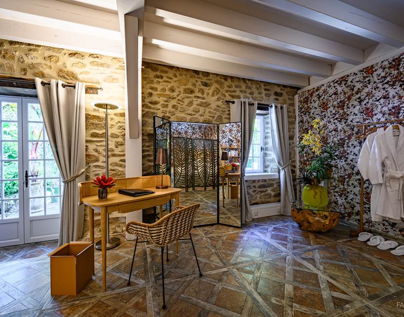 Les hirondelles vue terrasse