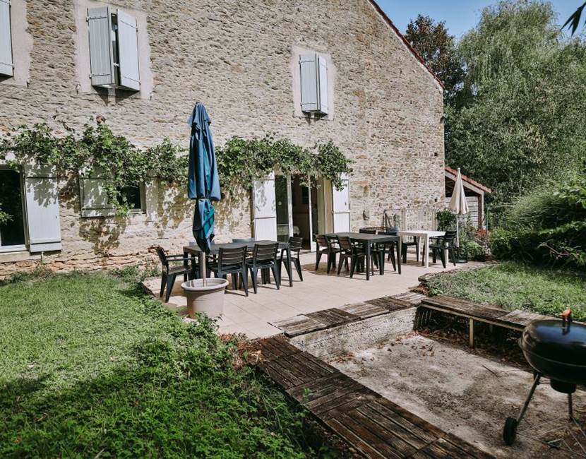 Gîte partagé - Terrasse