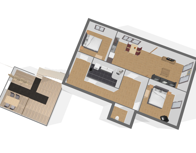 plan en 3D / 3D plan