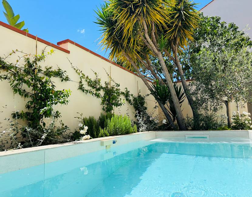 Maison Balas - Chambre d'Hôtes - Canet en Roussillon - Suite Castell - Piscine