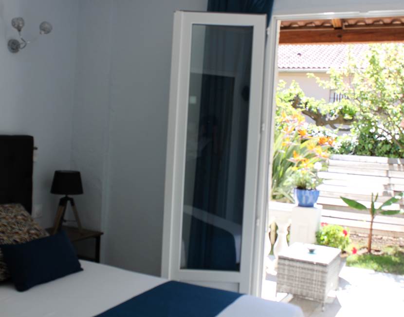 Vue jardin depuis la chambre Lotu