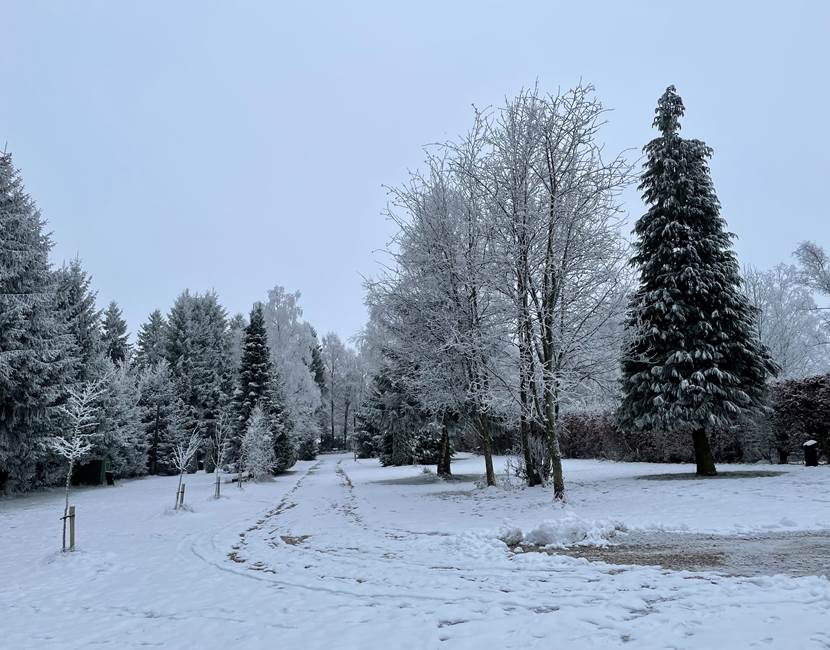 Zone Bivouac - camping de passage sous la neige