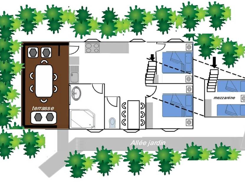 plan bungalow Karukera