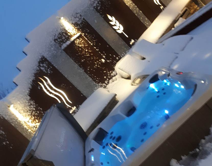 Jacuzzi ouvert toute l'année.