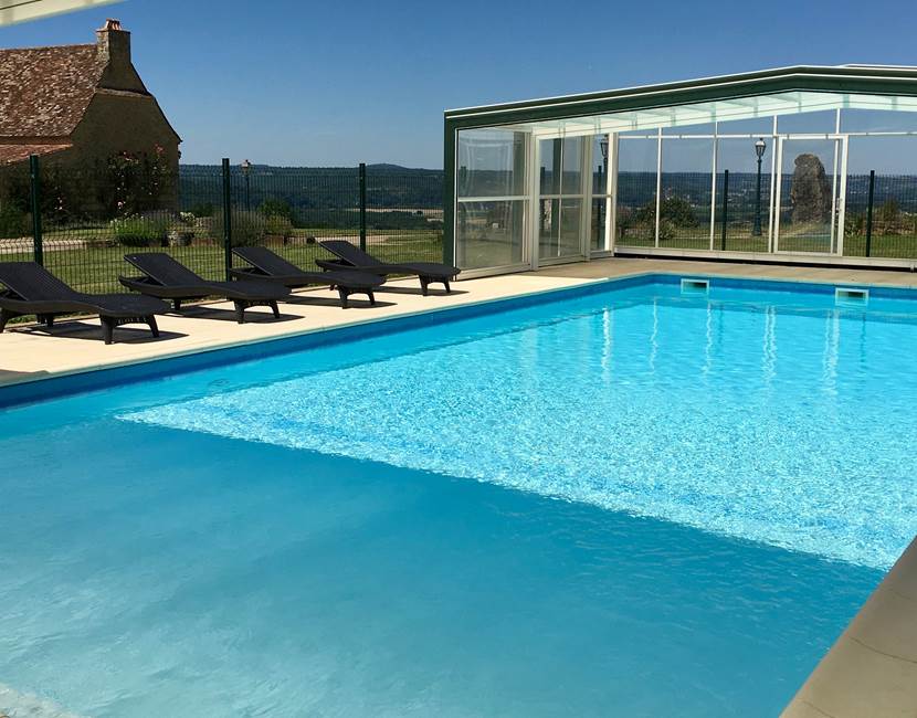 La Greze piscine vue Metairie