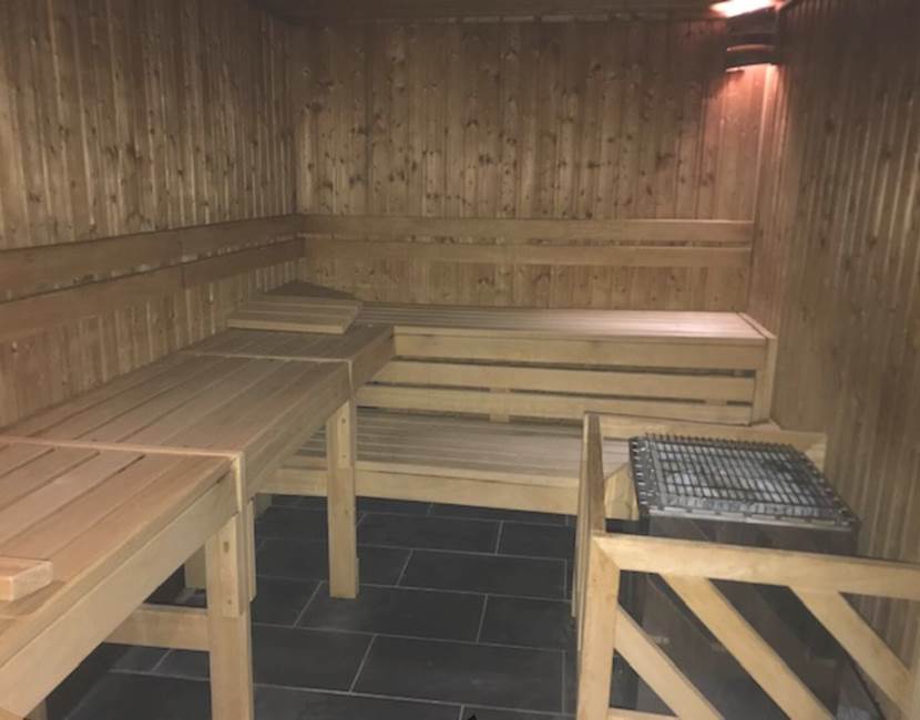 Sauna de la résidence