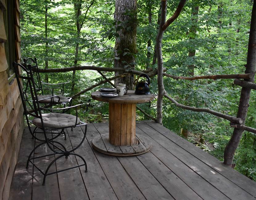 terrasse aménagée