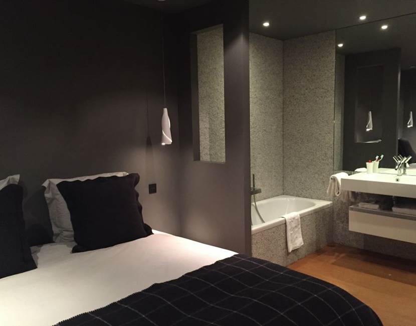 Chambre 1 avec salle de bain Chamonix Bellevue