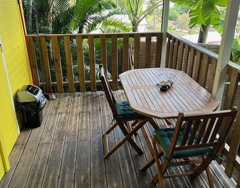 terrasse bungalow caraîbes