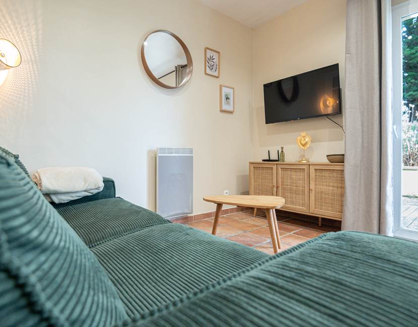 salon cosy et confortable