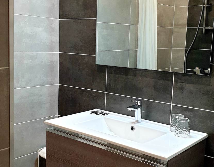 salle d'eau chambre standard