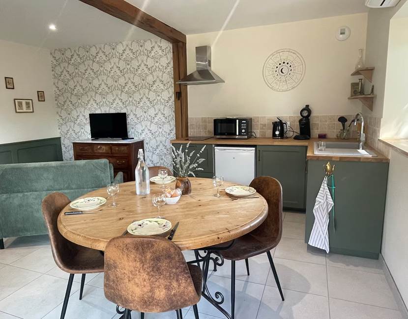 Espace repas chaleureux