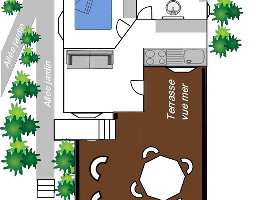 plan bungalow Ti-punch