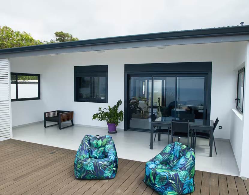 Terrasse vue océan