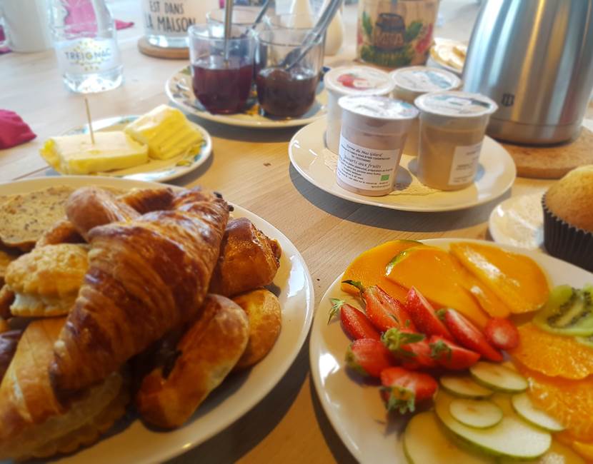 petit déjeuner gourmand au Ranch des Lacs