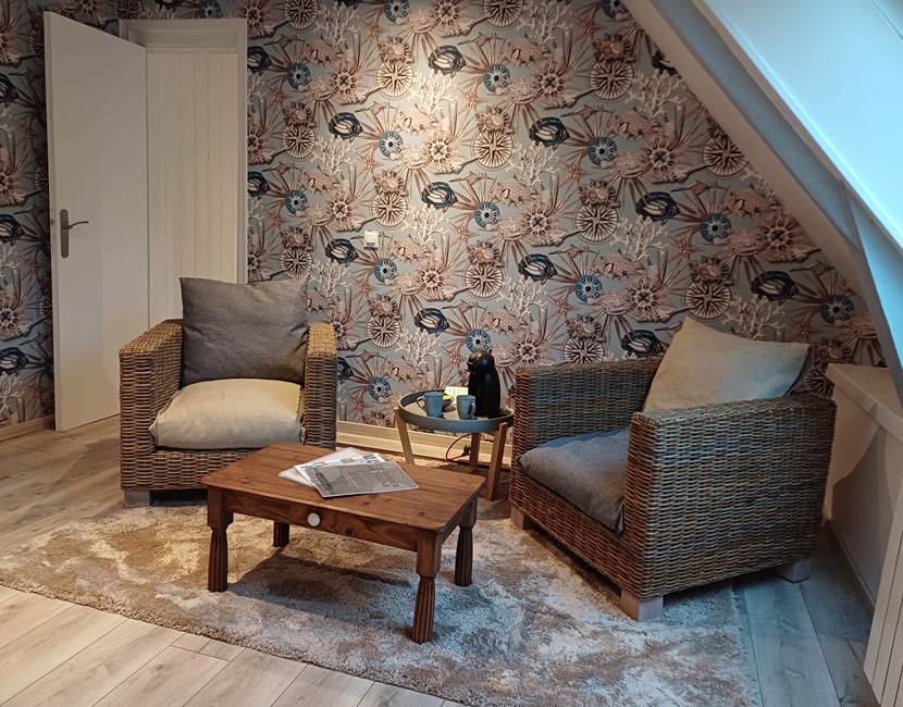 Le Colombier Bretagne, chambres d'hôtes Cabane des 7 îles - salon
