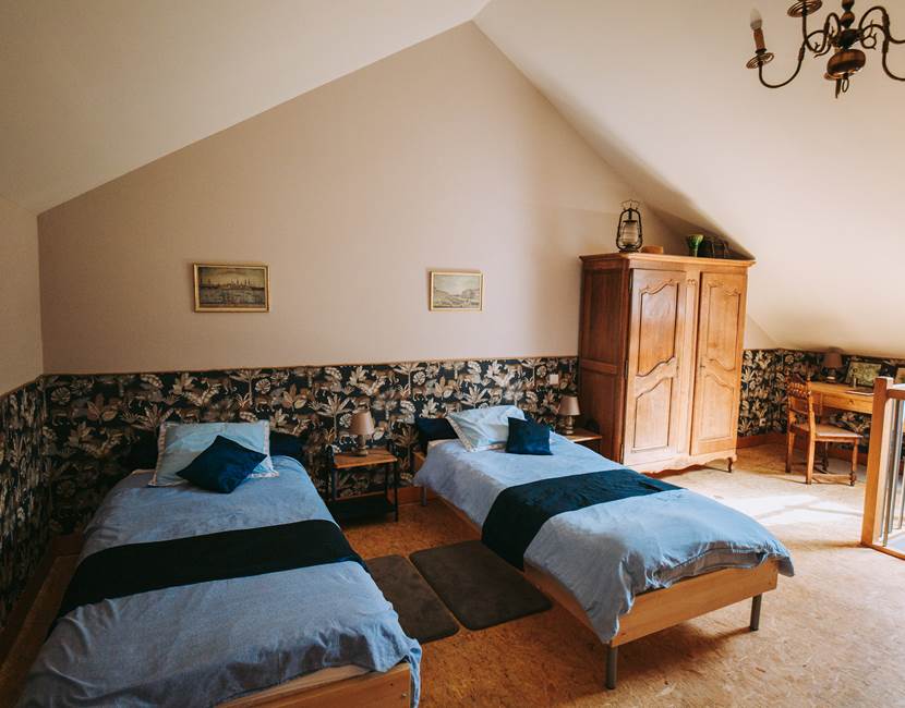 Chambre Savane - Mezzanine 4 lits simples