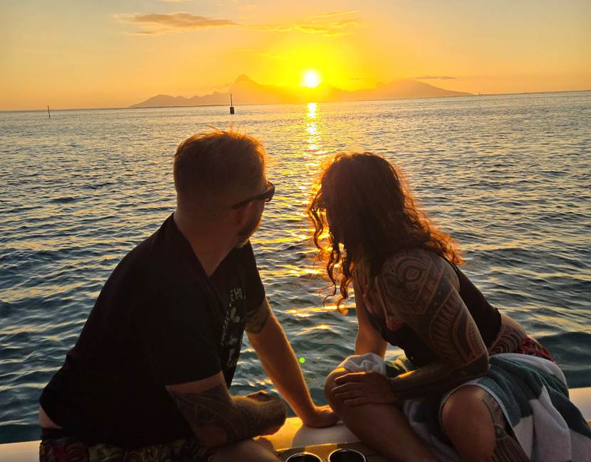 sunset romantique