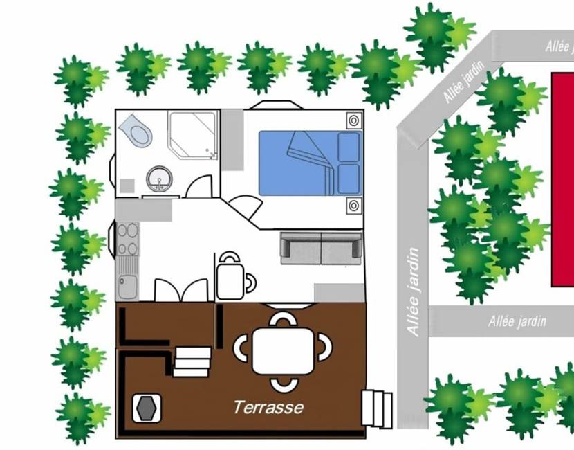 plan du bungalow goyave