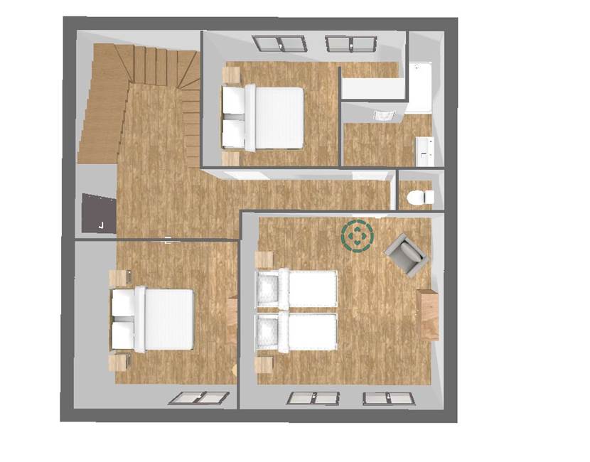 Plan 3D Rez de chaussée