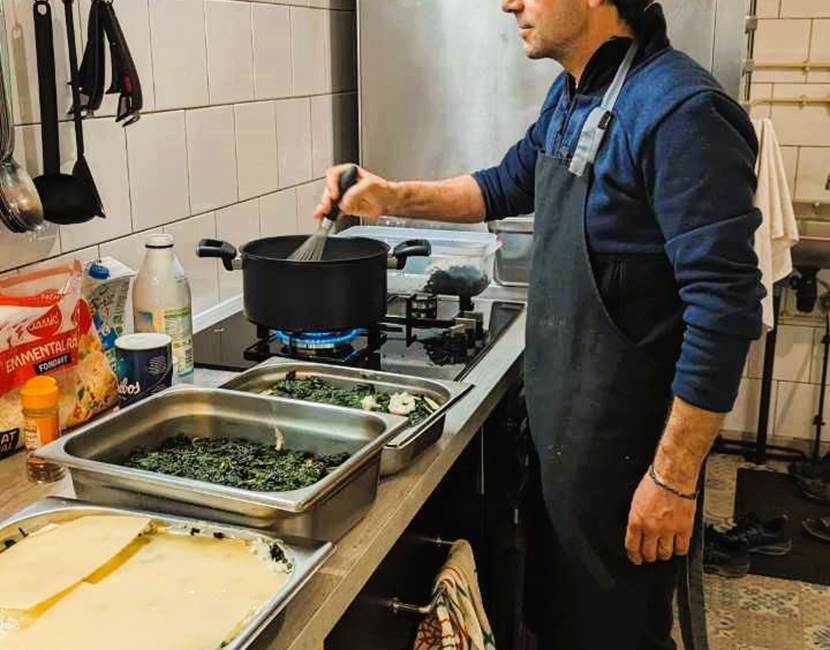 Alain en cuisine