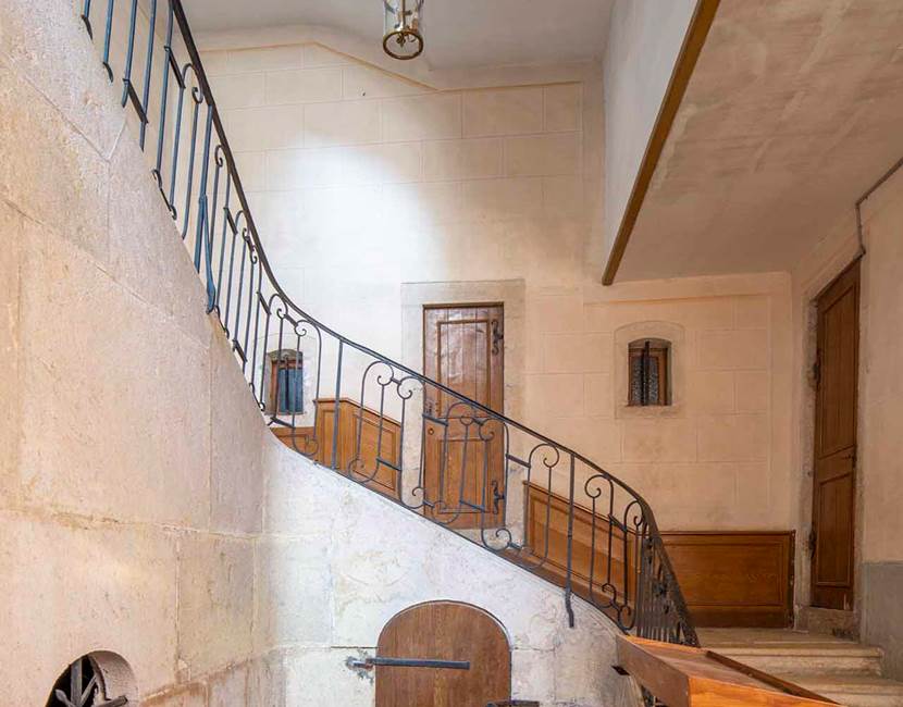 L'escalier Hotel Pavans de Ceccaty