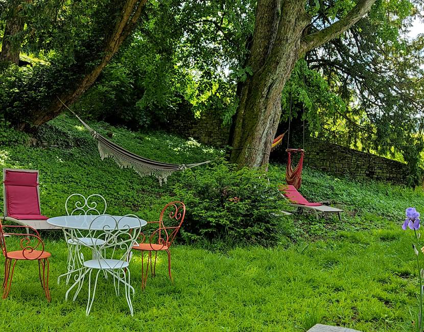Repos au jardin
