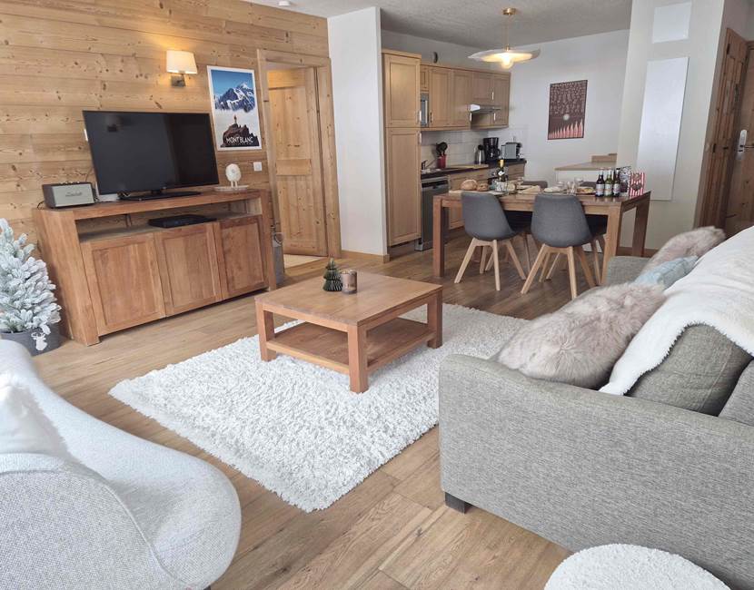 Grand séjour cuisine