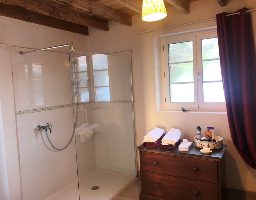 espace, lumière, douche xxl