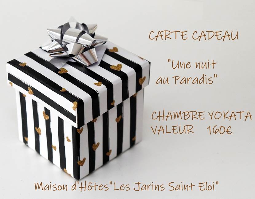Carte cadeau 2 YOKATA 1 NUIT
