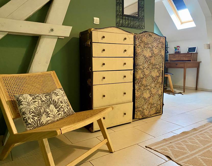 Chambre Schoelcher - Malle du Voyageur pour votre rangement