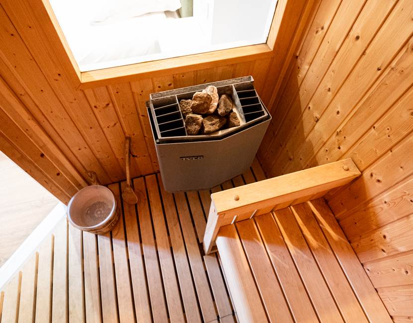Le coeur du sauna