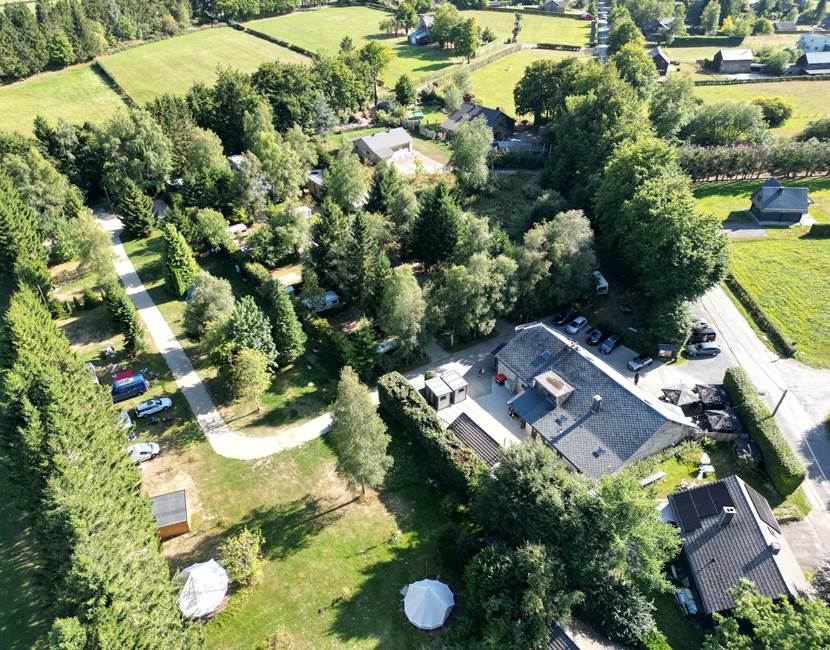 Camping vu du ciel