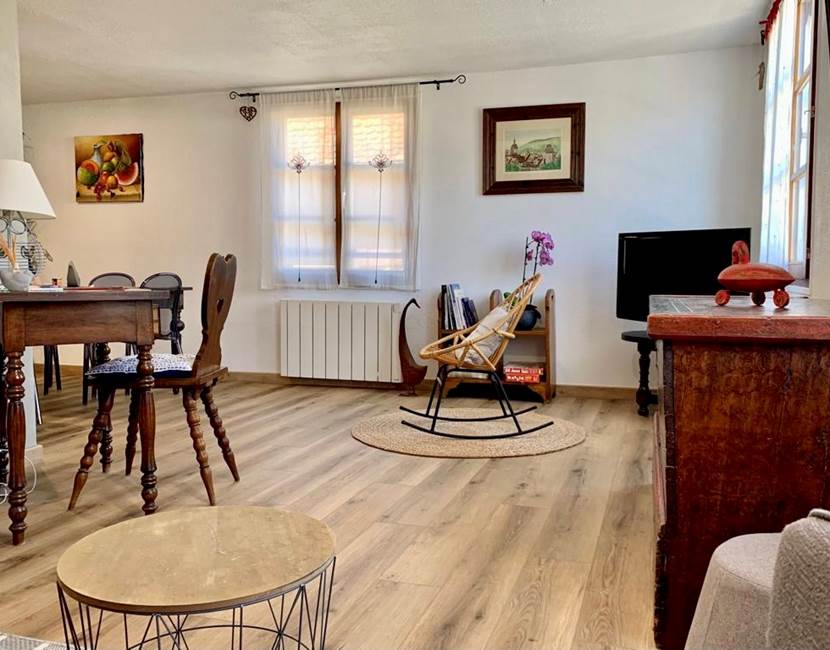 Gîte du merle , espace salon , salle à manger