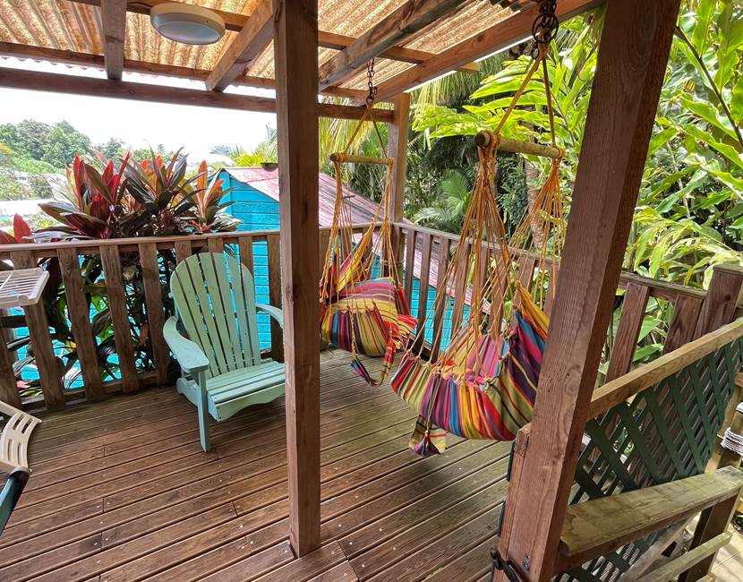 terrasse bungalow Ti punch