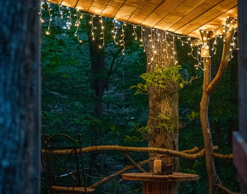 cabane aux bougies