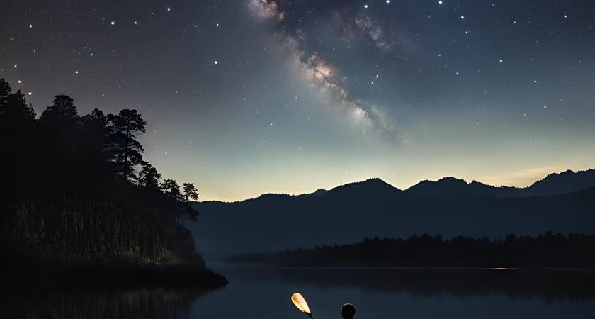 kayak nocturne