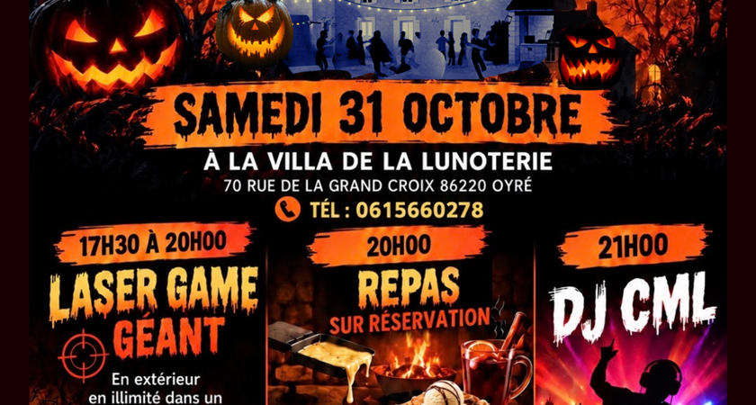 Copie de Yellow And Black Minimalist Halloween Party Document A4